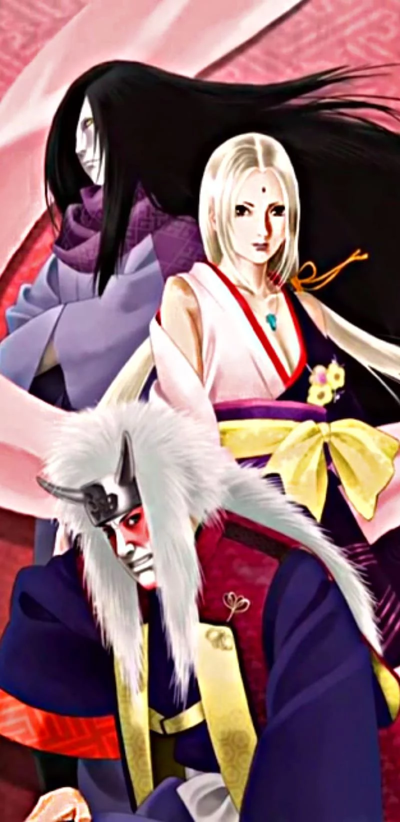 Free Download Naruto Jiraiya Sasuke Orochimaru Sakura Tsunade Wallpaper Page 17768 (800 x 1644)