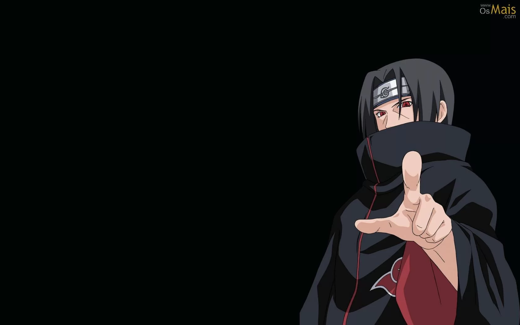 Free Download Wallpaper Fundo Preto Naruto Page 1804222 (1680 x 1050)