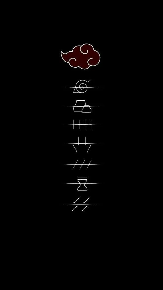 Free Download Wallpaper Fundo Preto Naruto Page 1804244 (660 x 1172)