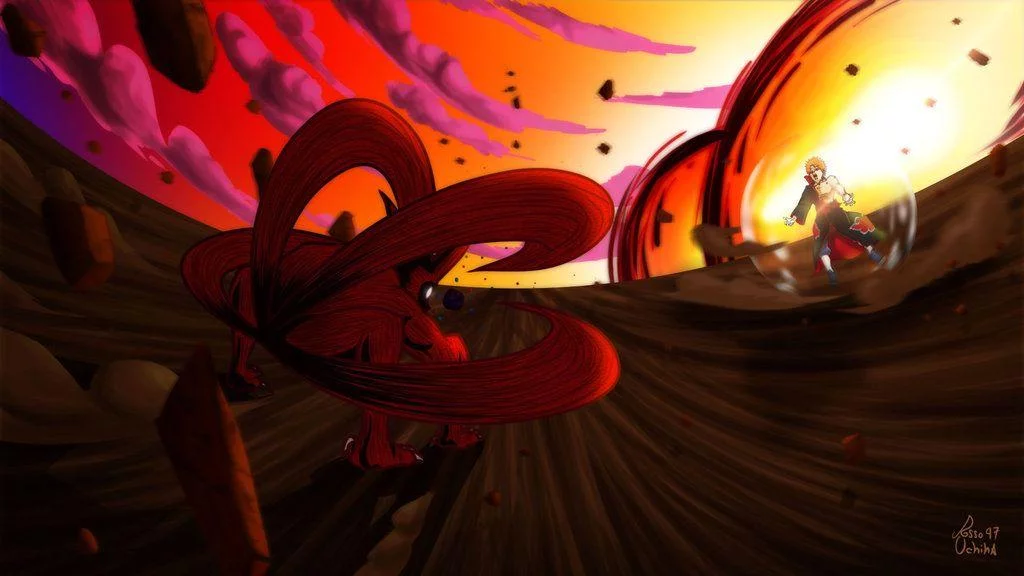 Free Download Kyuubi Naruto Vs Pain Wallpaper Page 18205 (1024 x 576)