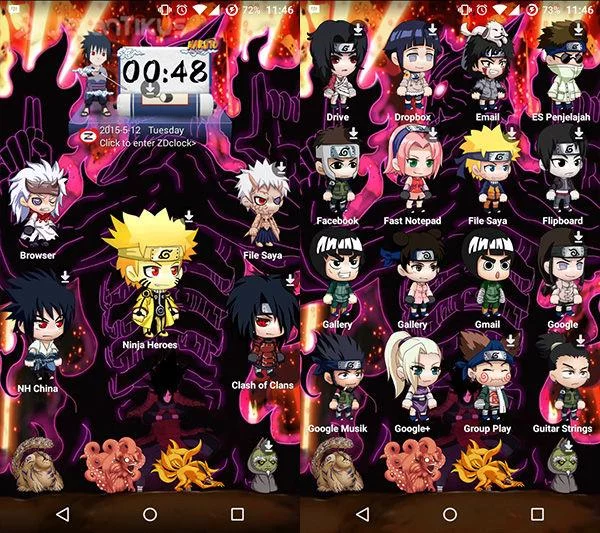Free Download Naruto Shippuden Wallpaper 4d Android Page 182324 (600 x 533)