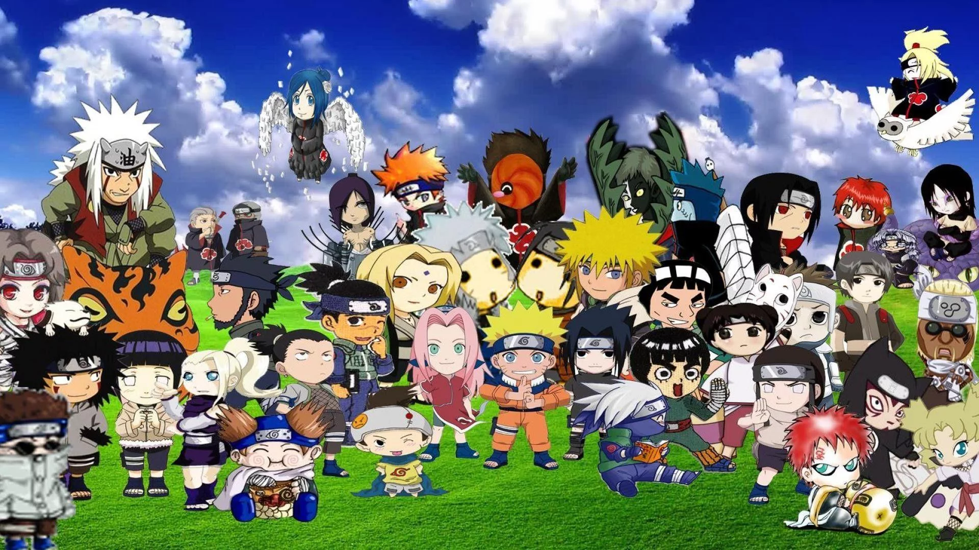 Free Download Naruto Chibi Mobile Wallpaper Page 182402 (1920 x 1080)