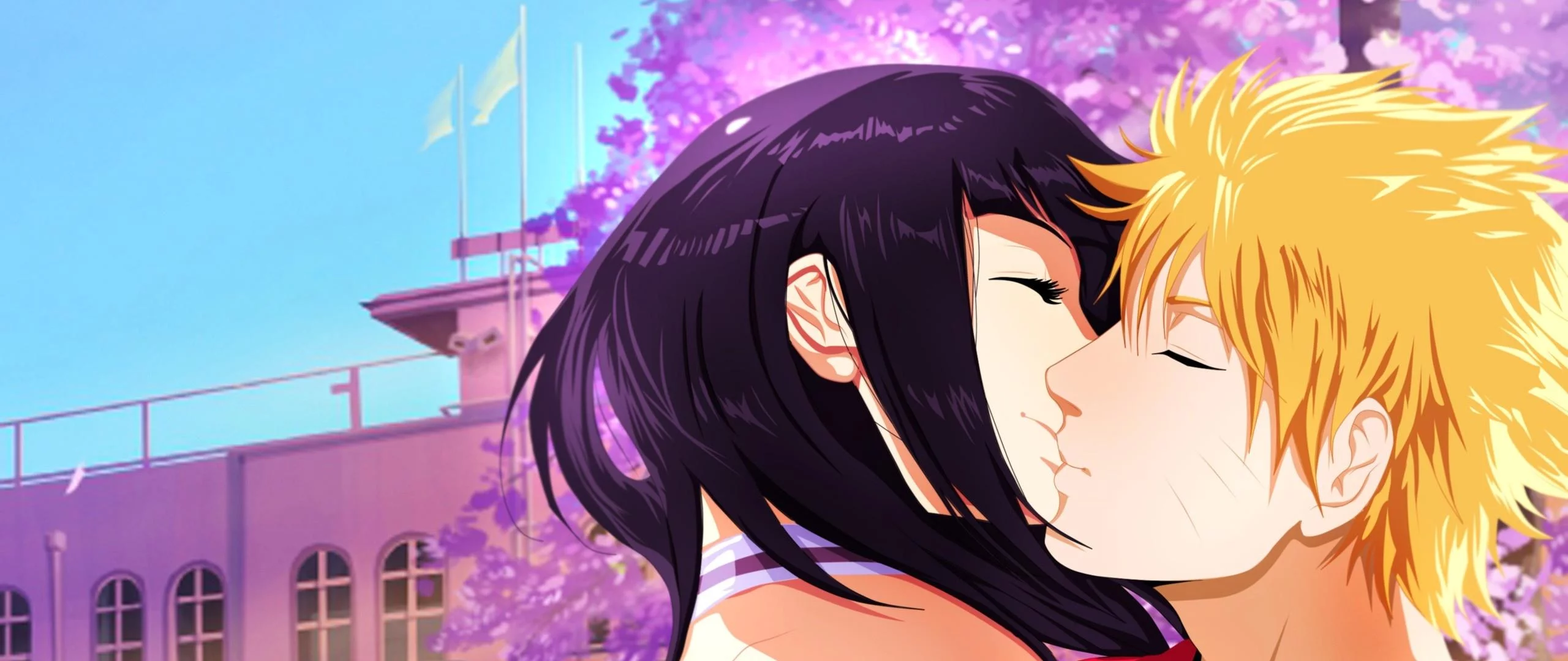 Free Download Naruto Sakura Kiss Wallpaper Page 18253 (2560 x 1080)