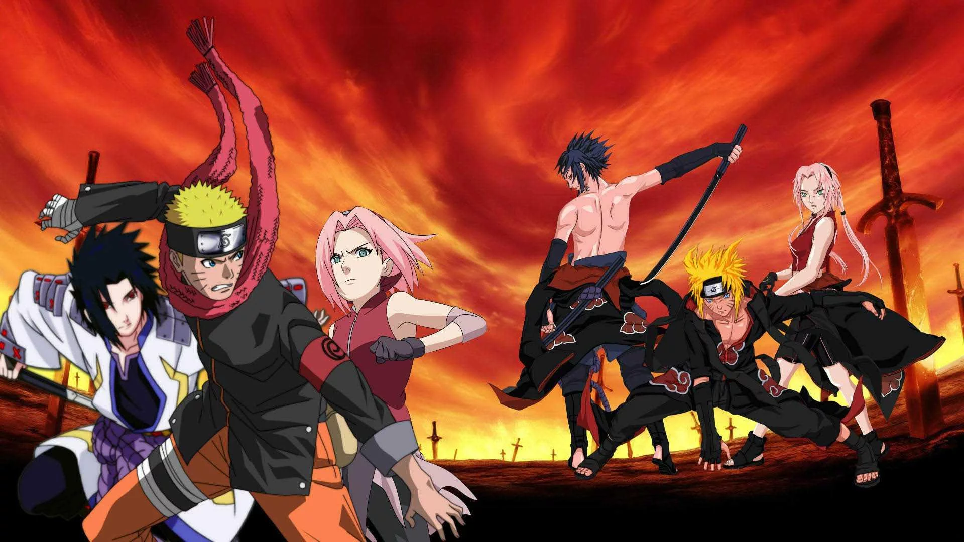 Free Download Naruto Shippuden Team 7 Wallpaper Hd Page 18548 (1920 x 1080)