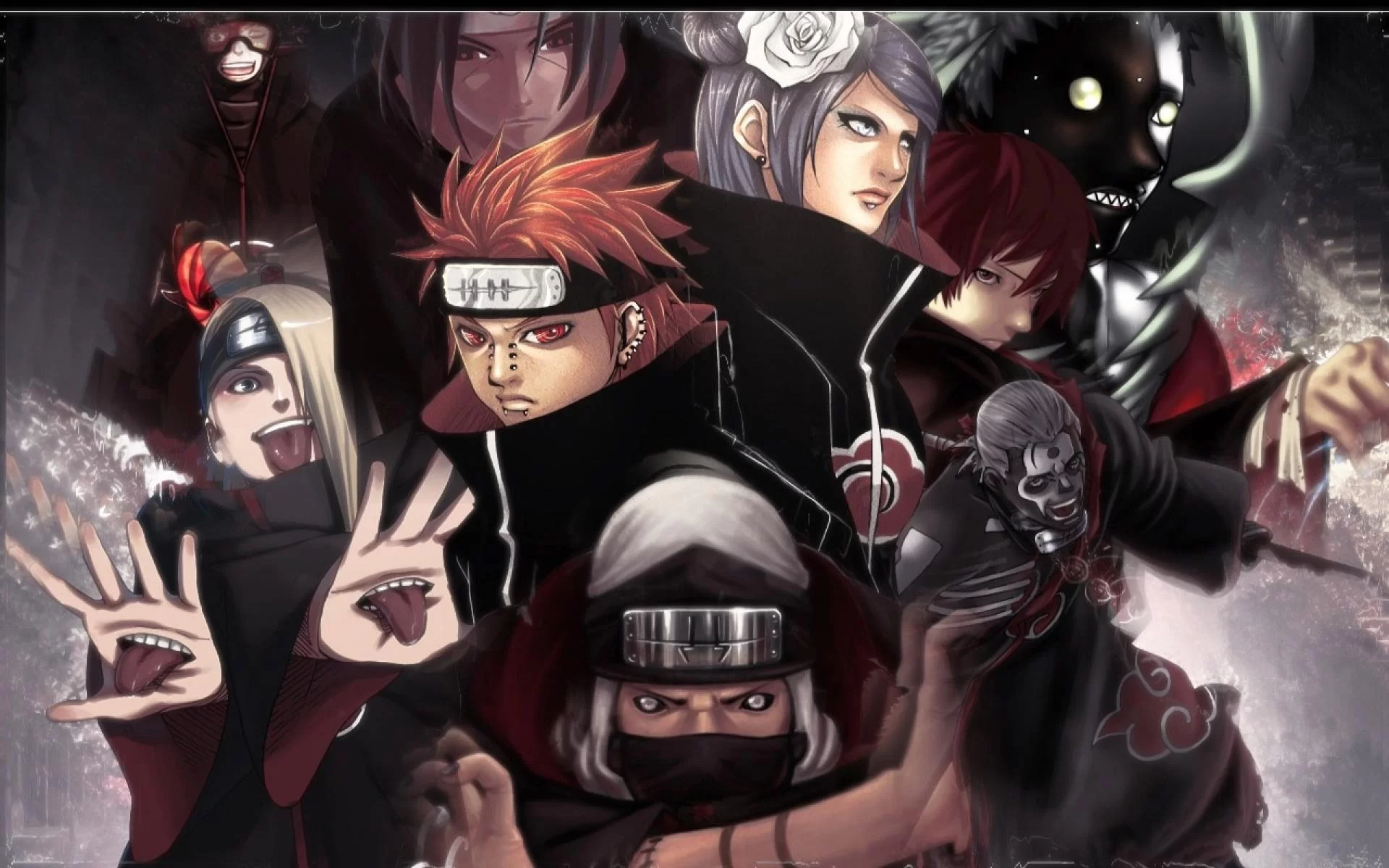 Free Download Wallpaper Naruto Akatsuki Terbaru Page 1857579 (1920 x 1200)