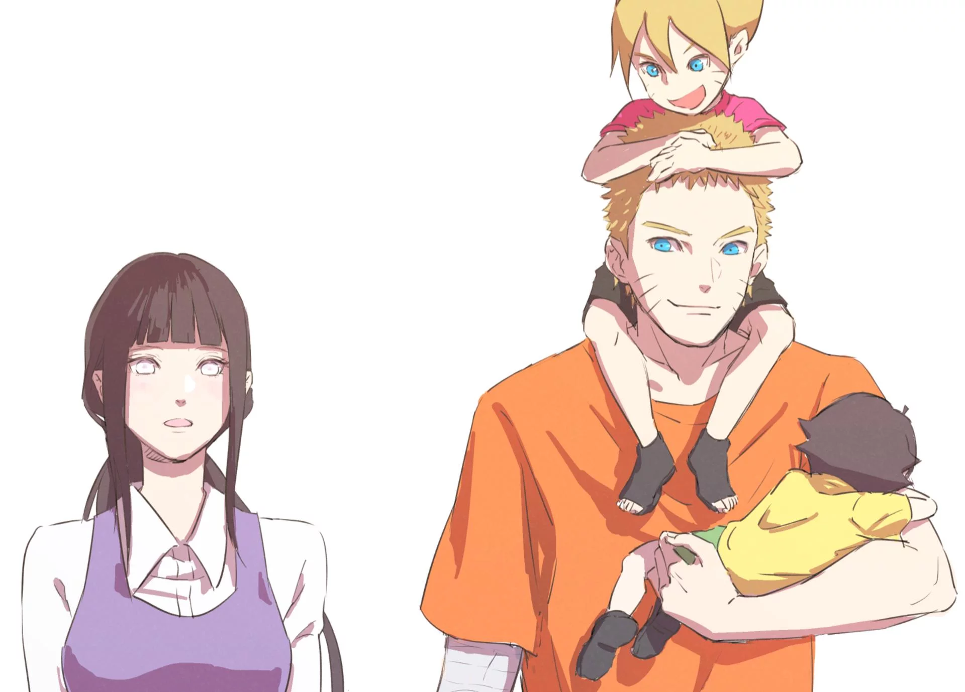 Free Download Wallpaper Naruto And Hinata Family Page 1857660 (1920 x 1378)