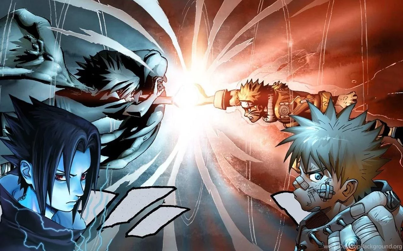Free Download Wallpaper Keren Naruto Vs Sasuke Page 1861906 (1280 x 800)
