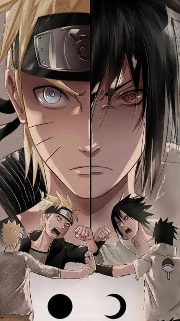 Free Download Naruto And Sasuke Vertical Wallpaper Page 1941 (606 x 1077)