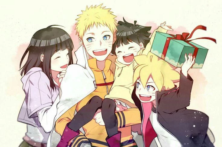 Free Download Wallpaper Naruto Dan Hinata Family Page 1943220 (735 x 489)