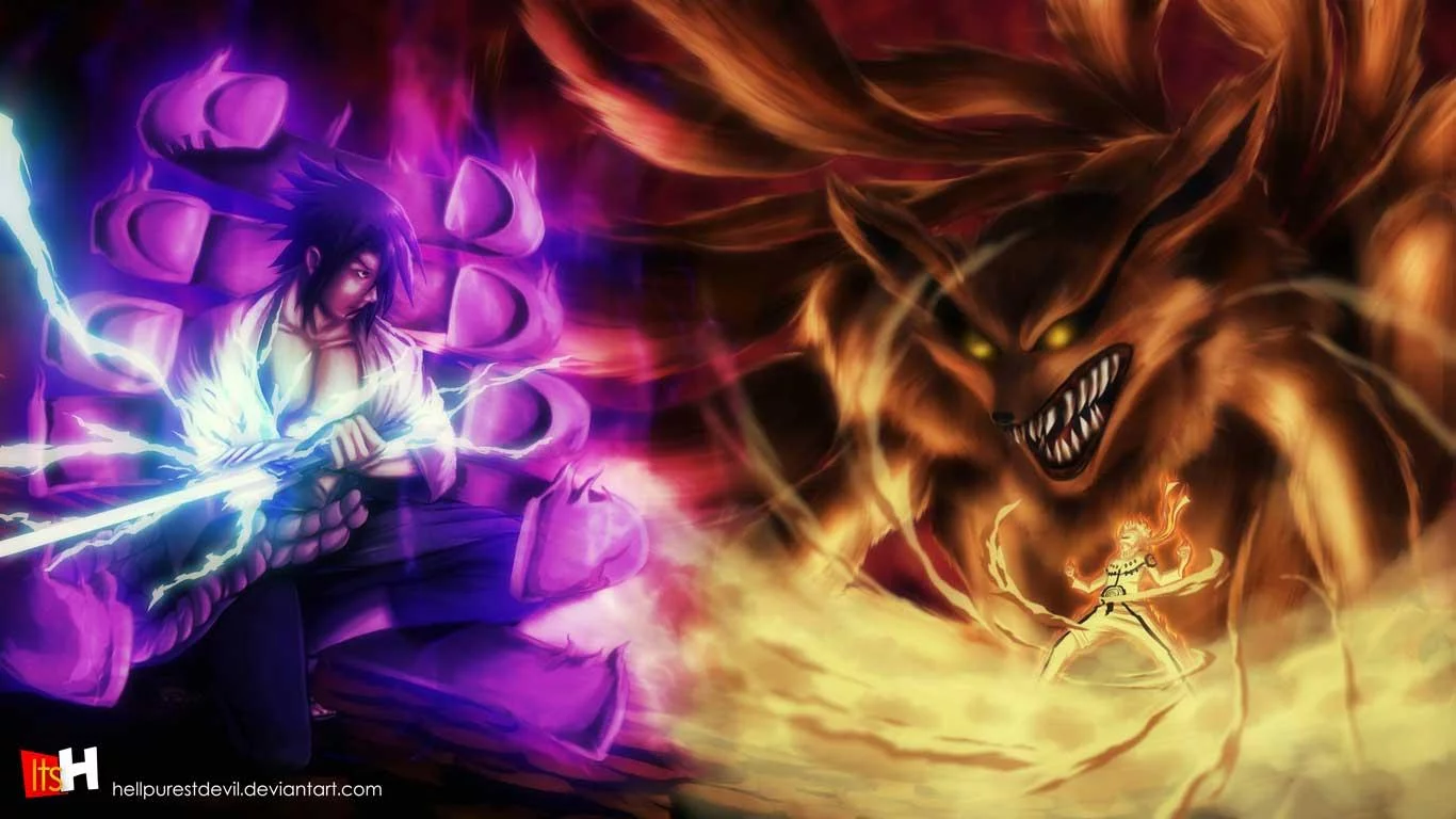 Free Download Download Naruto And Sasuke Wallpaper Page 195596 (1366 x 768)