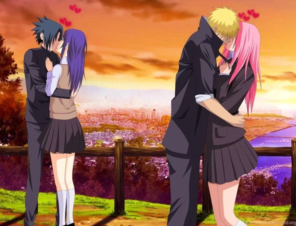 Free Download Wallpaper Naruto Dan Hinata Kiss Page 1960853 (1022 x 781)