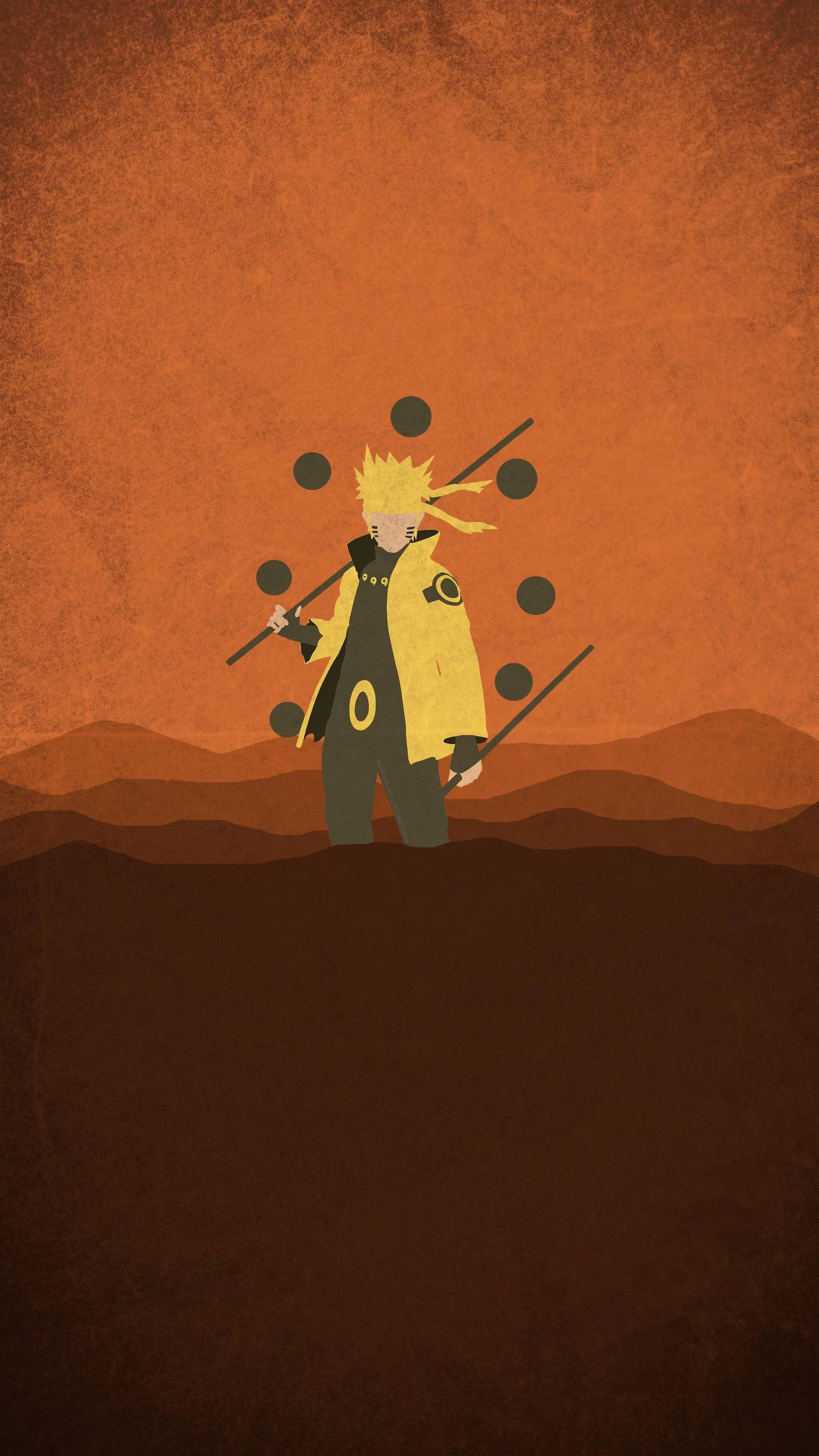 Free Download Wallpaper Naruto Flat Art Page 1969901 (2160 x 3840)