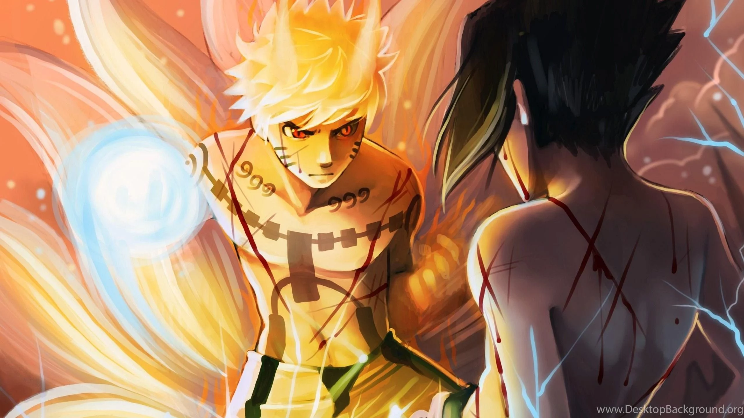 Free Download Download Wallpaper Bergerak Naruto Vs Sasuke Page 19916 (2560 x 1440)