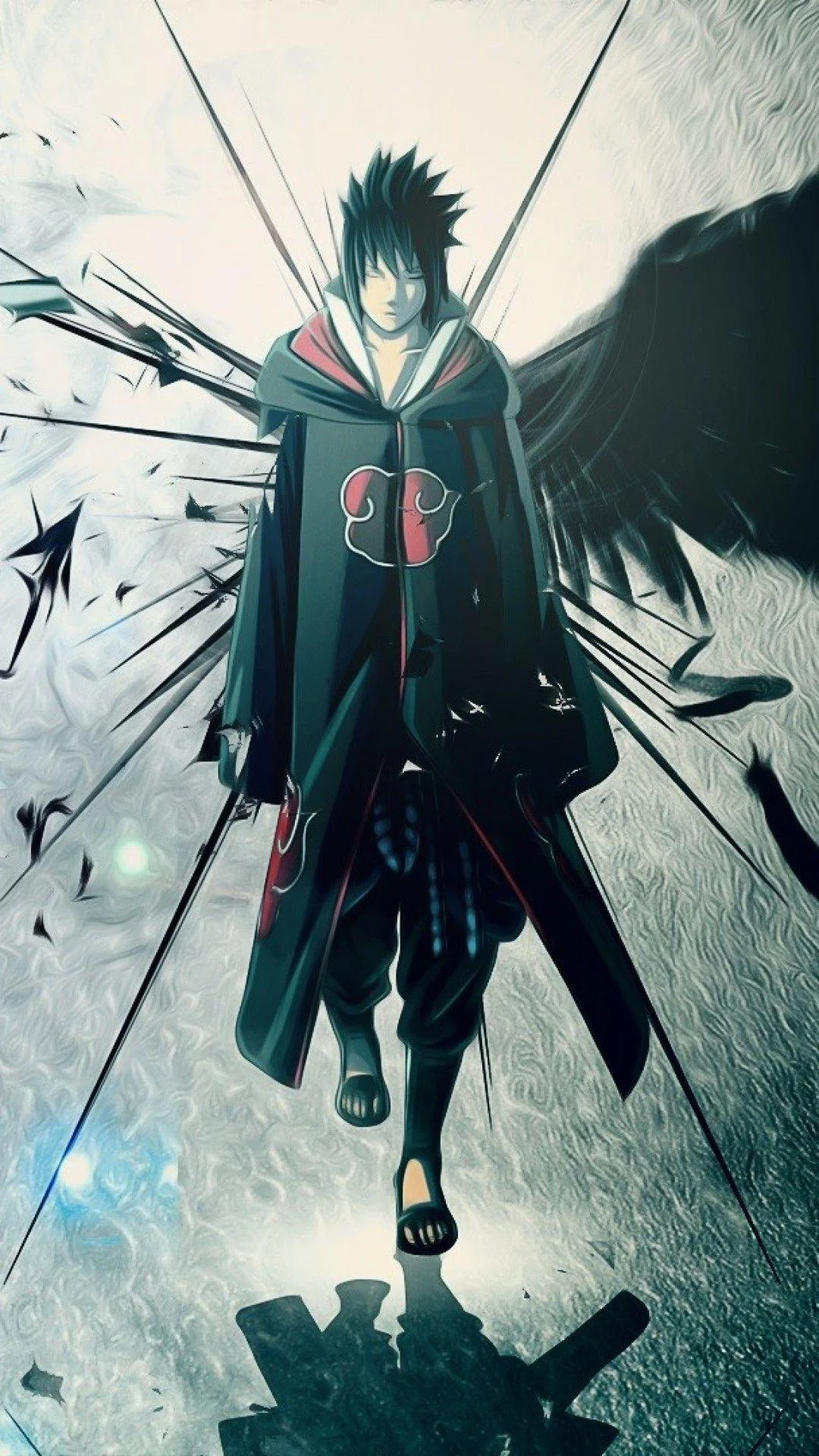 Free Download Wallpaper Naruto Dan Sasuke Akatsuki Page 1996754 (1080 x 1920)