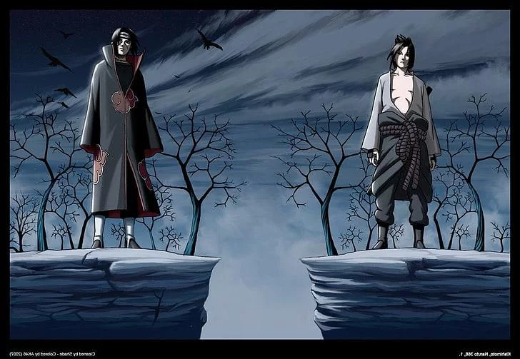 Free Download Wallpaper Naruto Dan Sasuke Akatsuki Page 1996764 (728 x 503)