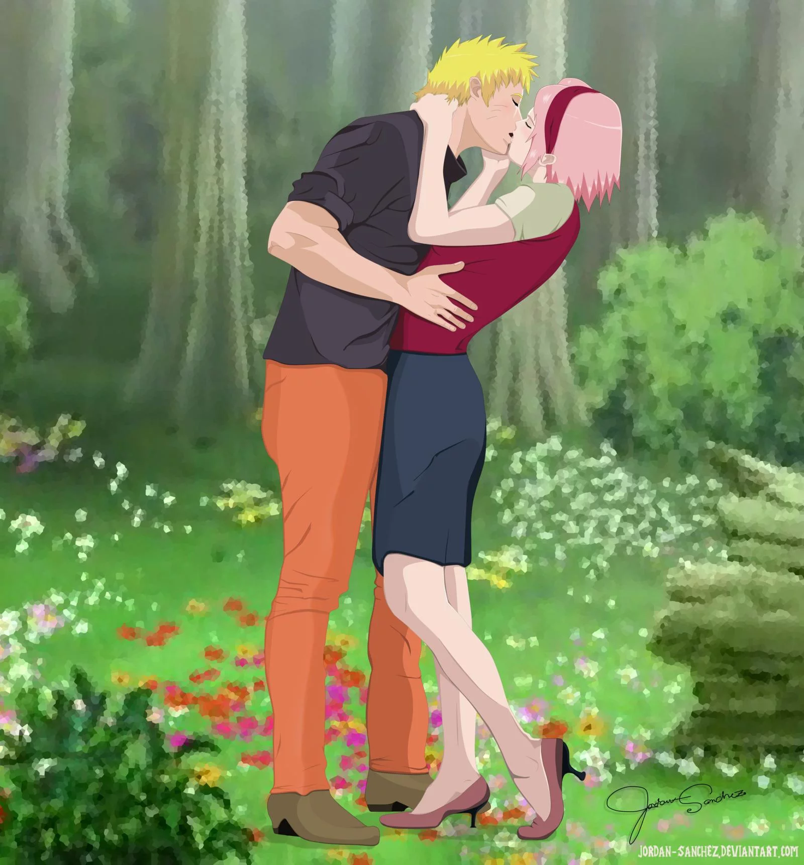 Free Download Wallpaper Naruto Dan Sakura Kiss Page 2006187 (1600 x 1722)