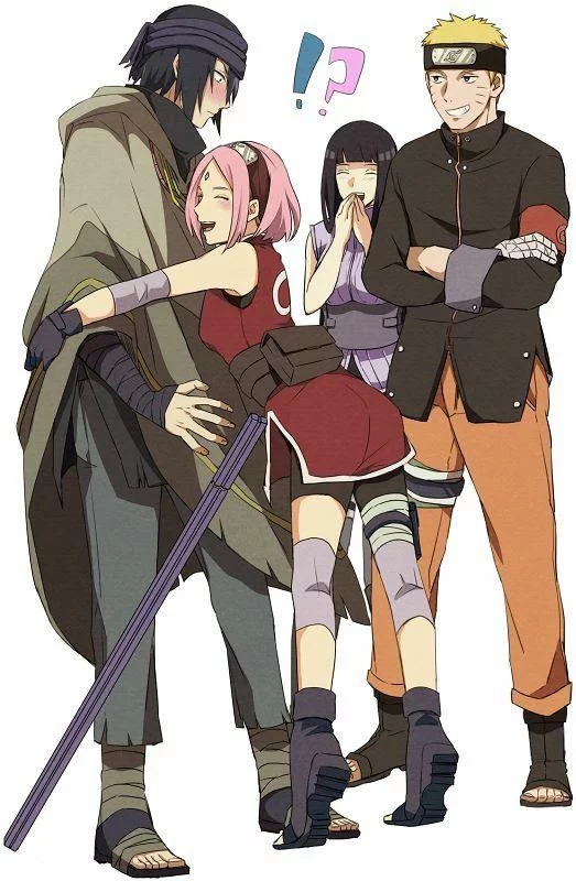 Free Download Wallpaper Naruto Sasuke Sakura Hinata Page 2017733 (523 x 800)