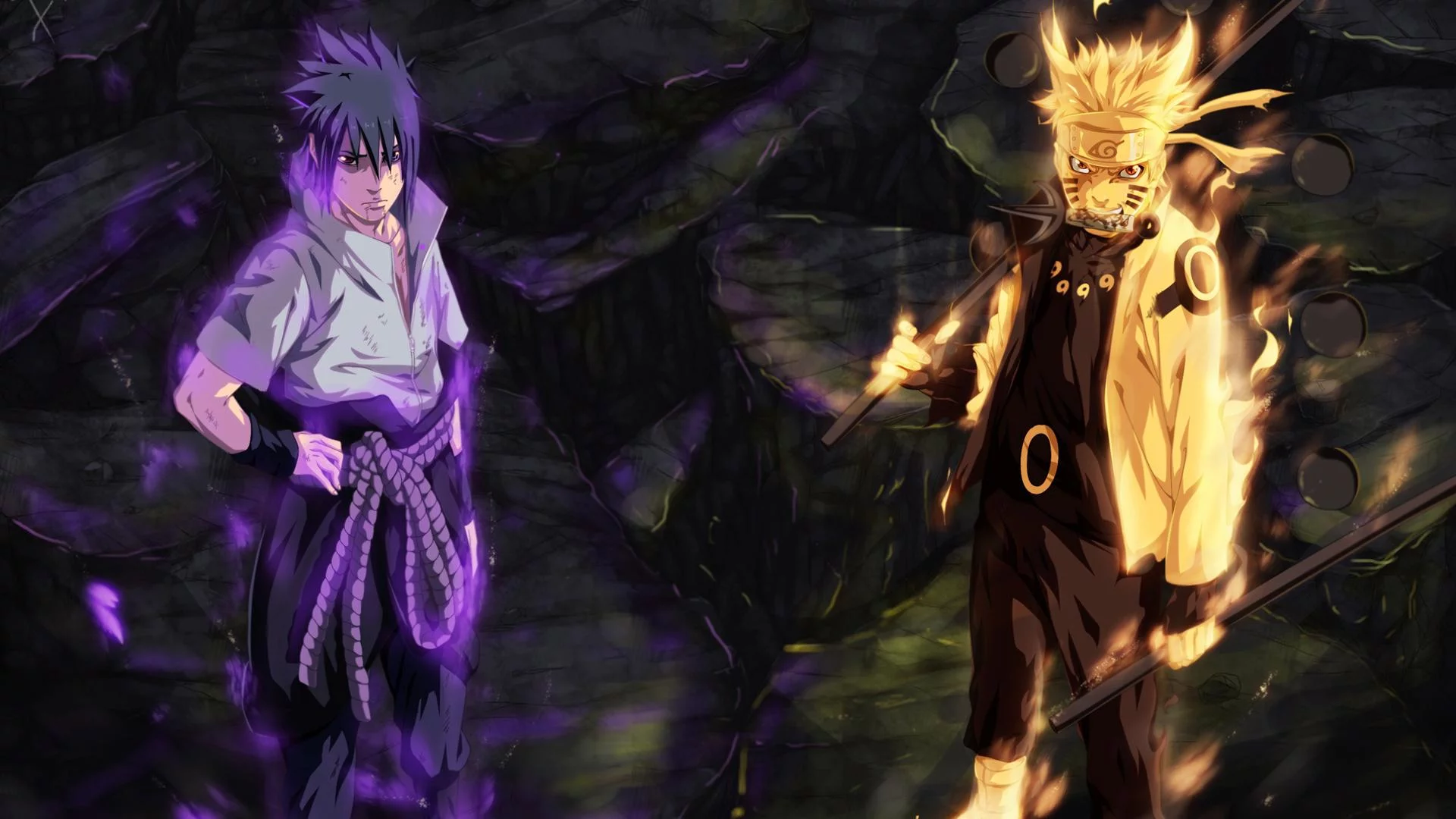 Free Download Naruto And Sasuke Six Paths Seal Wallpaper Page 20199 (1920 x 1080)