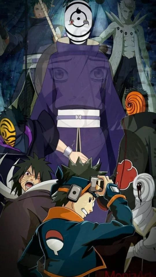 Free Download Wallpaper Naruto Dan Obito Page 2032318 (540 x 960)