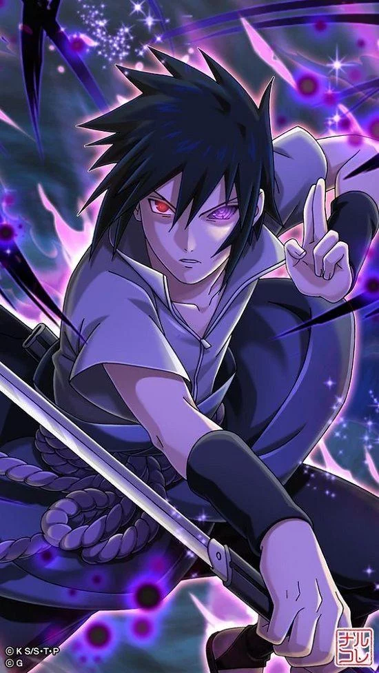 Free Download Wallpaper Naruto Sasuke Uchiha Page 2041368 (550 x 976)