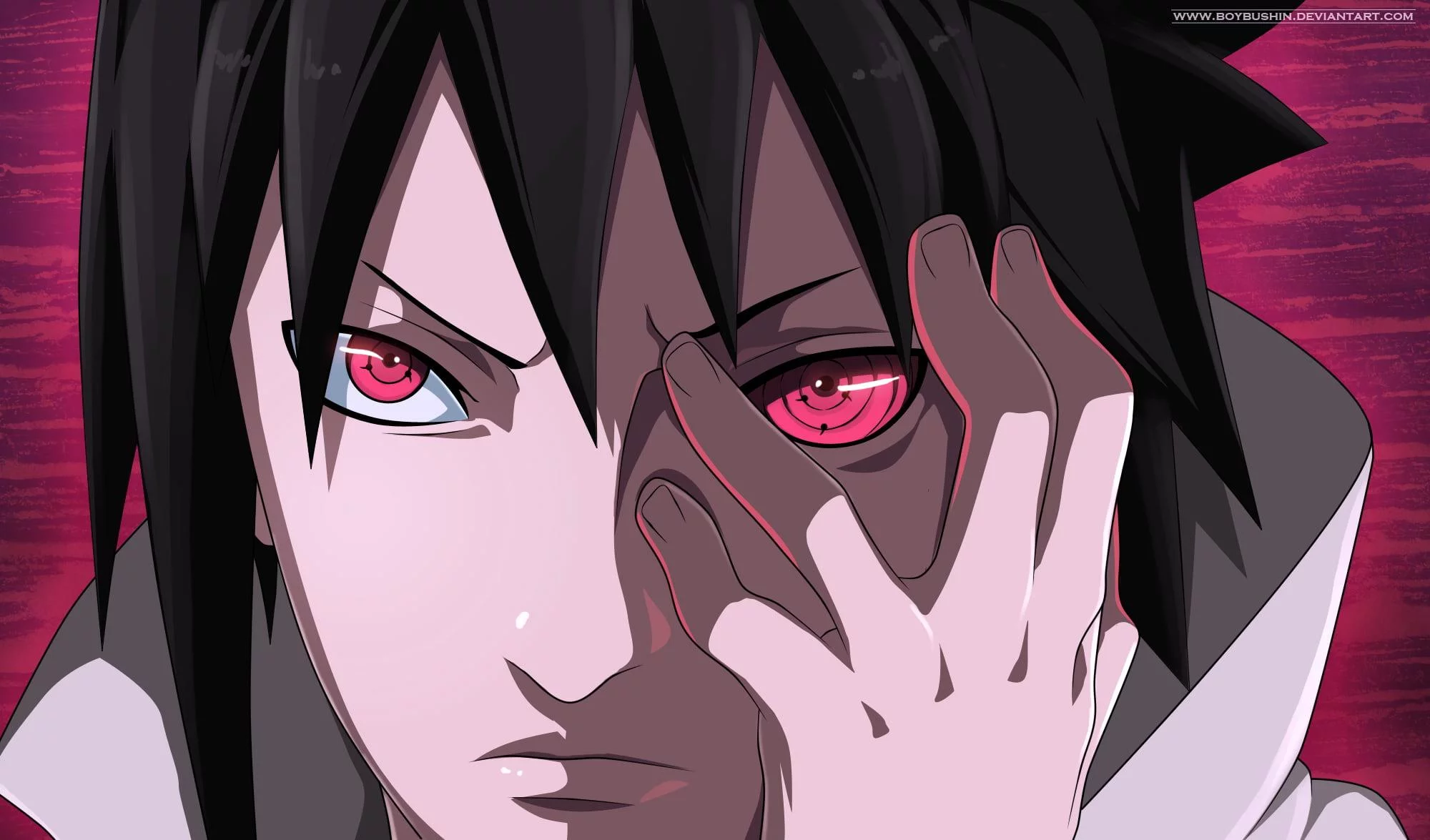Free Download Wallpaper Naruto Sasuke Rinnegan Page 2051332 (2000 x 1175)