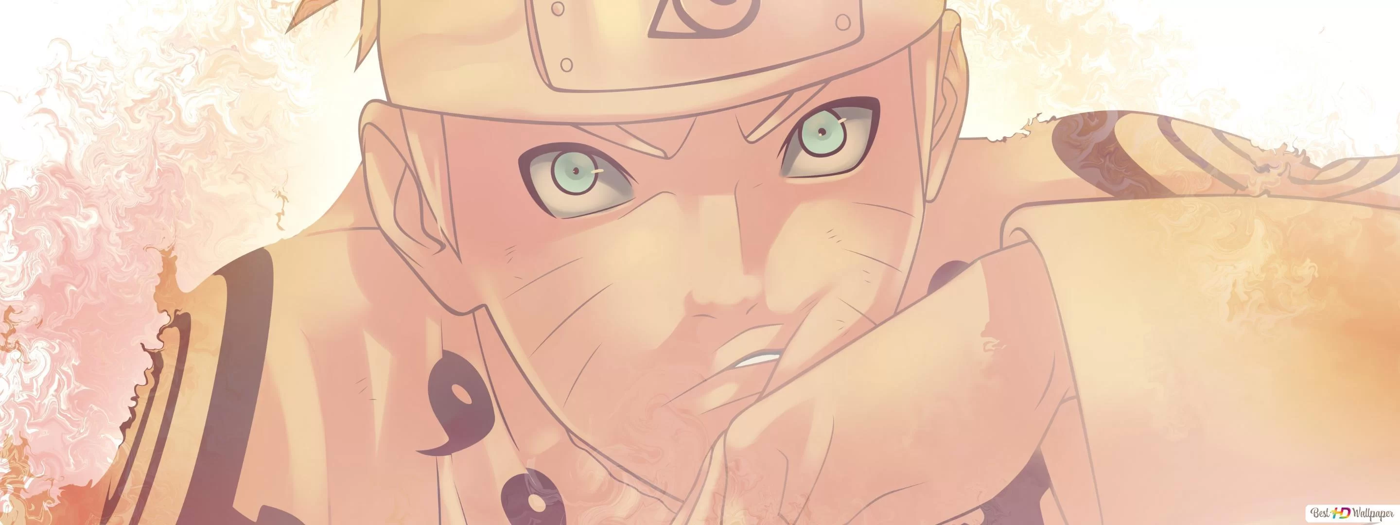 Free Download Wallpaper Naruto Shippuden Bijuu Mode Vs Sasuke Page 2053001 (2880 x 1080)