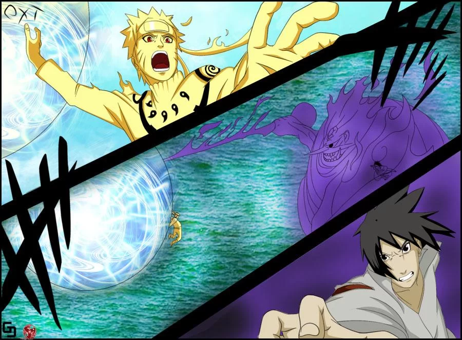 Free Download Wallpaper Naruto Shippuden Bijuu Mode Vs Sasuke Page 2053018 (900 x 663)