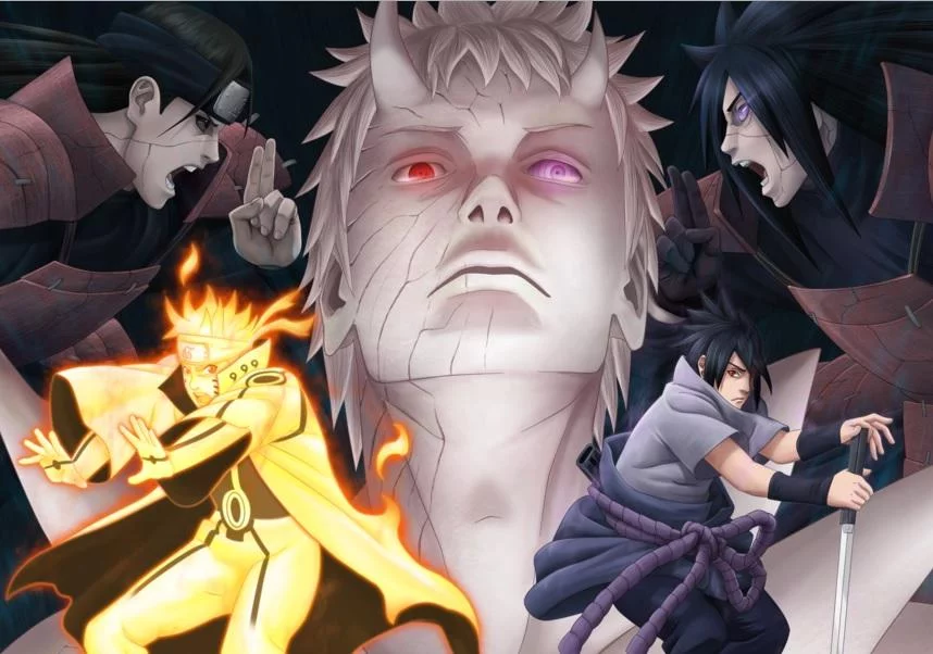 Free Download Wallpaper Naruto Sasuke Vs Obito Page 2055701 (858 x 602)
