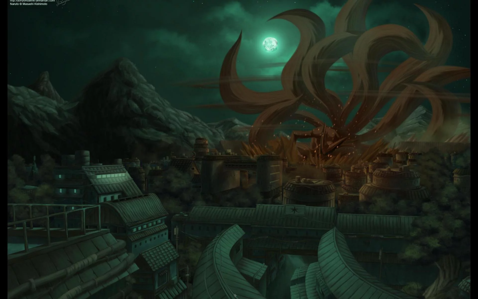 Free Download Wallpaper Naruto Shippuden Kyuubi Bergerak Page 2060311 (1920 x 1200)