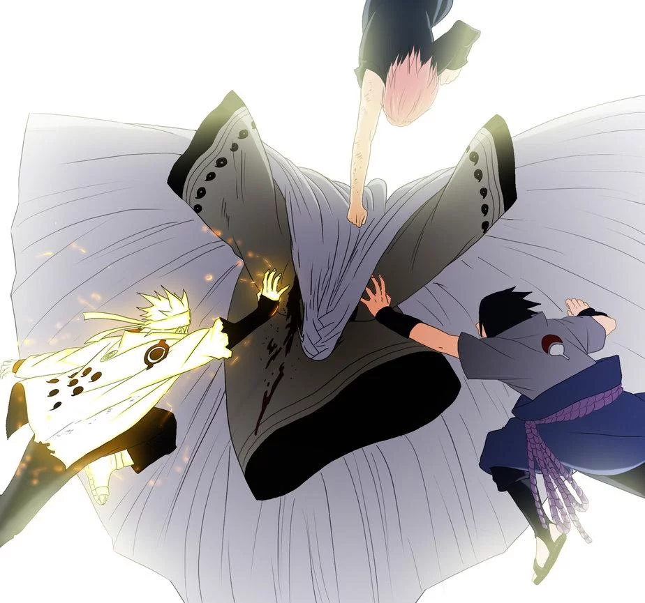 Free Download Wallpaper Naruto Sasuke Vs Kaguya Page 2062508 (924 x 865)