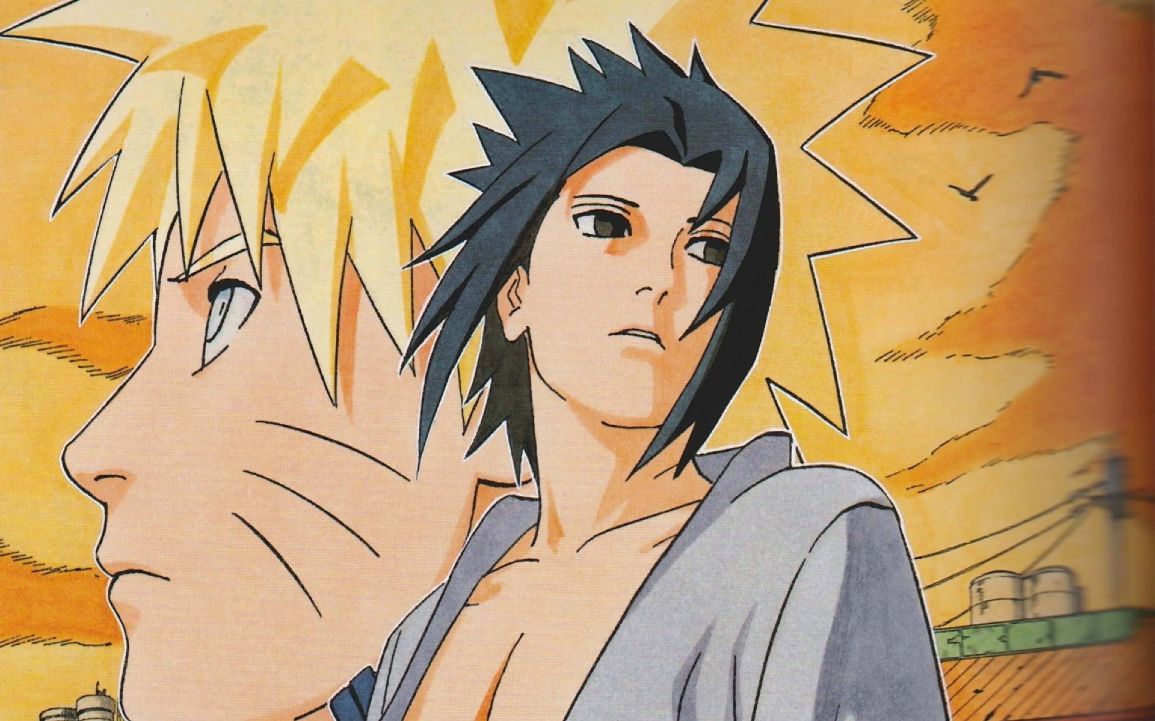 Free Download Wallpaper Naruto Uzumaki Vs Sasuke Uchiha Page 2064736 (3840 x 2400)
