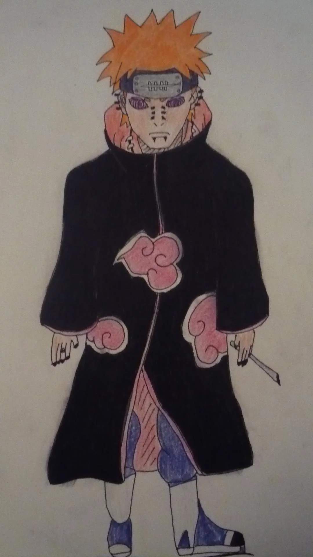 Free Download Wallpaper Pain Drawings Naruto Page 2066284 (1080 x 1920)