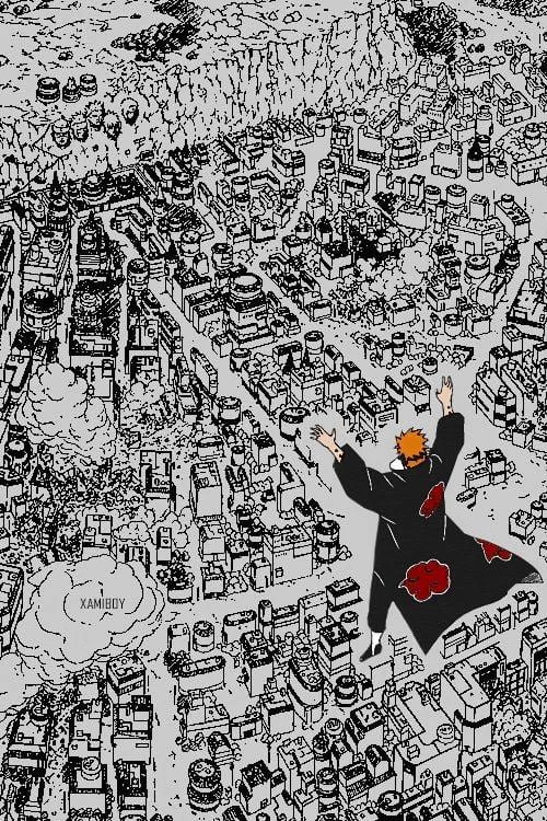 Free Download Wallpaper Pain Drawings Naruto Page 2066288 (500 x 750)