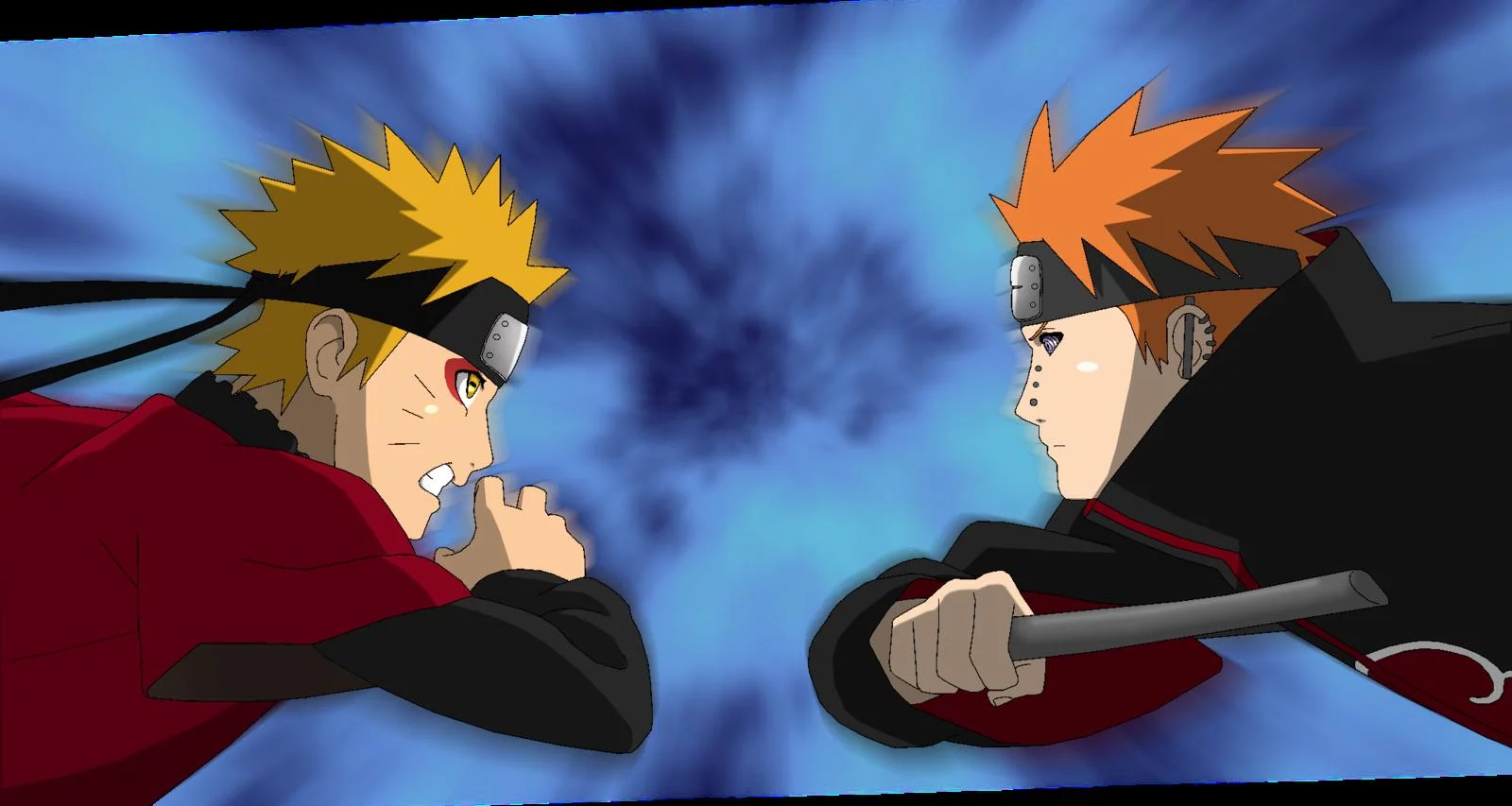 Free Download Wallpaper Naruto Vs Pain Bergerak Page 2070970 (1600 x 853)