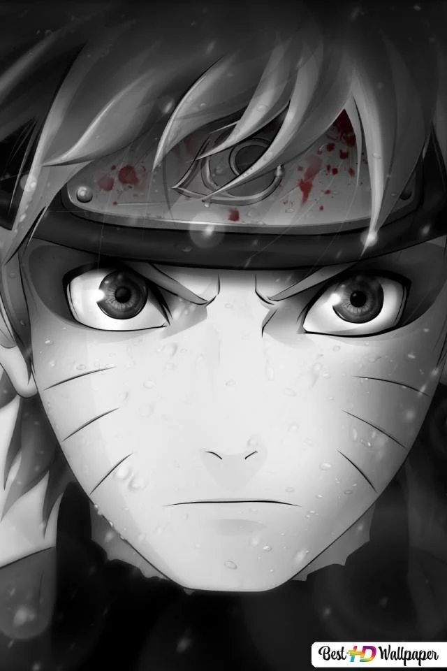 Free Download Wallpapers Black And White Naruto Page 2075297 (640 x 960)