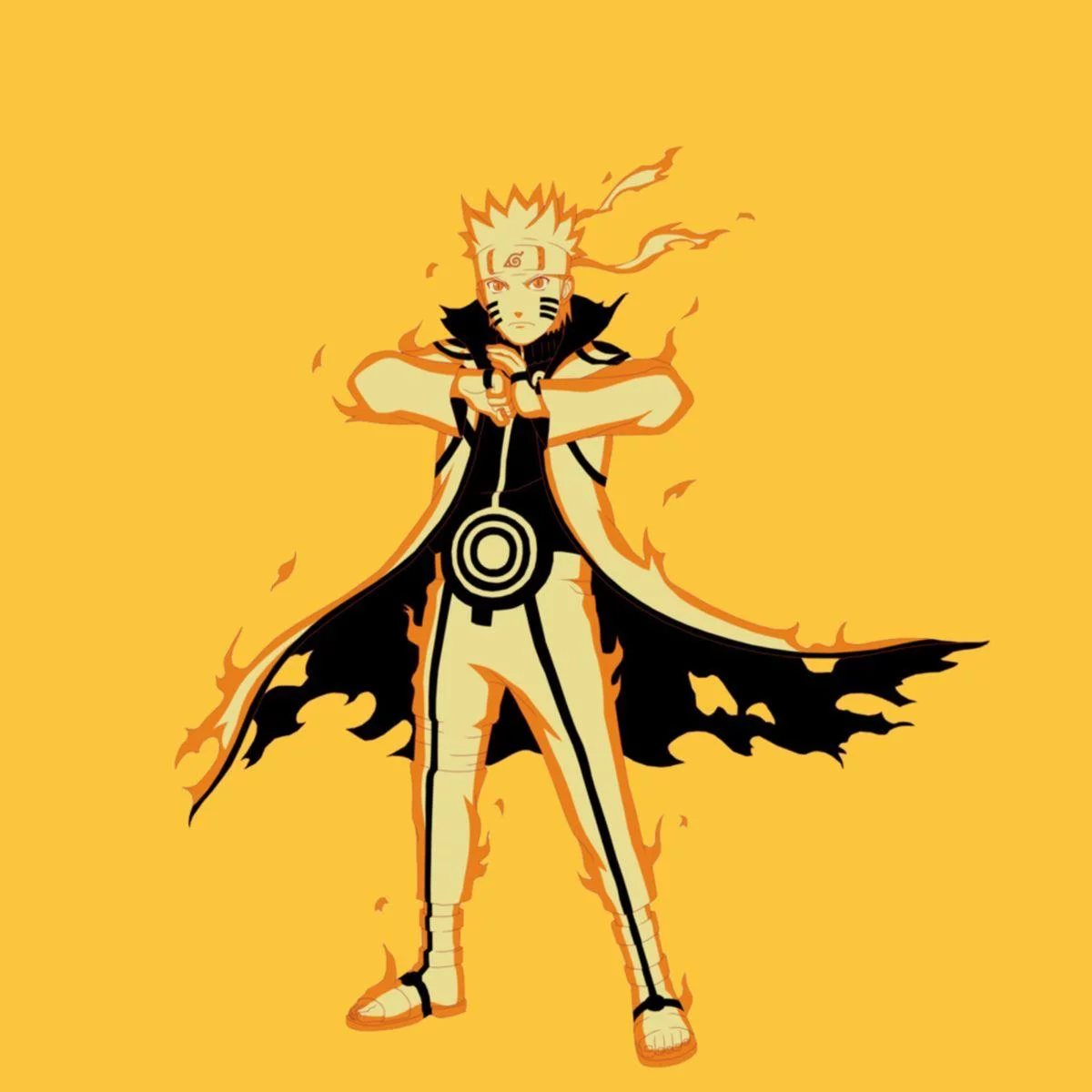 Free Download Yellow Anime Wallpaper Naruto Page 2098161 (1200 x 1200)