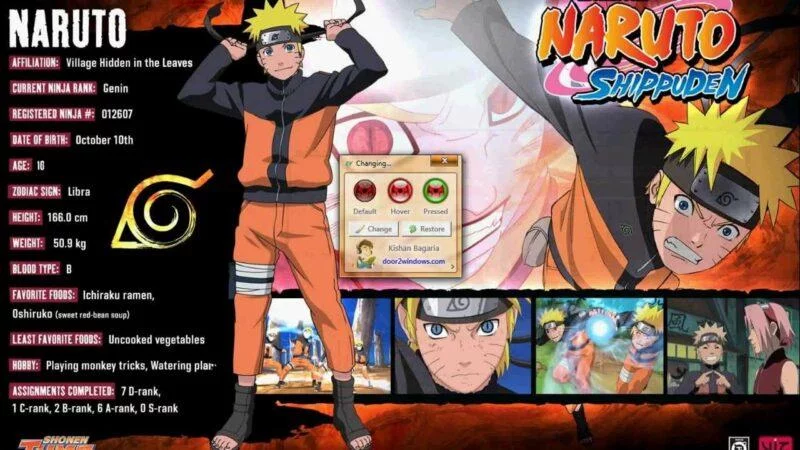 Free Download Naruto Shippuden Wallpaper Window 7 Page 212385 (800 x 450)