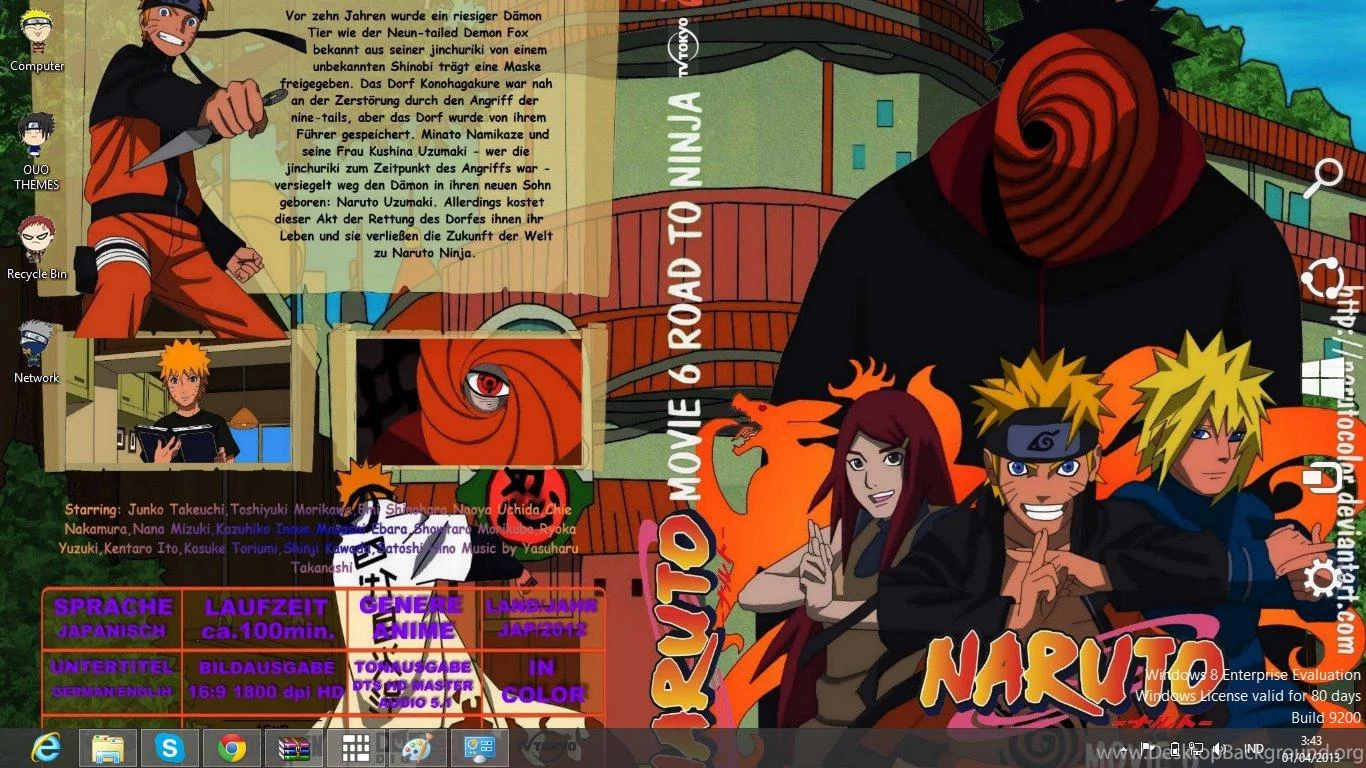 Free Download Naruto Shippuden Wallpaper Window 7 Page 212387 (1366 x 768)
