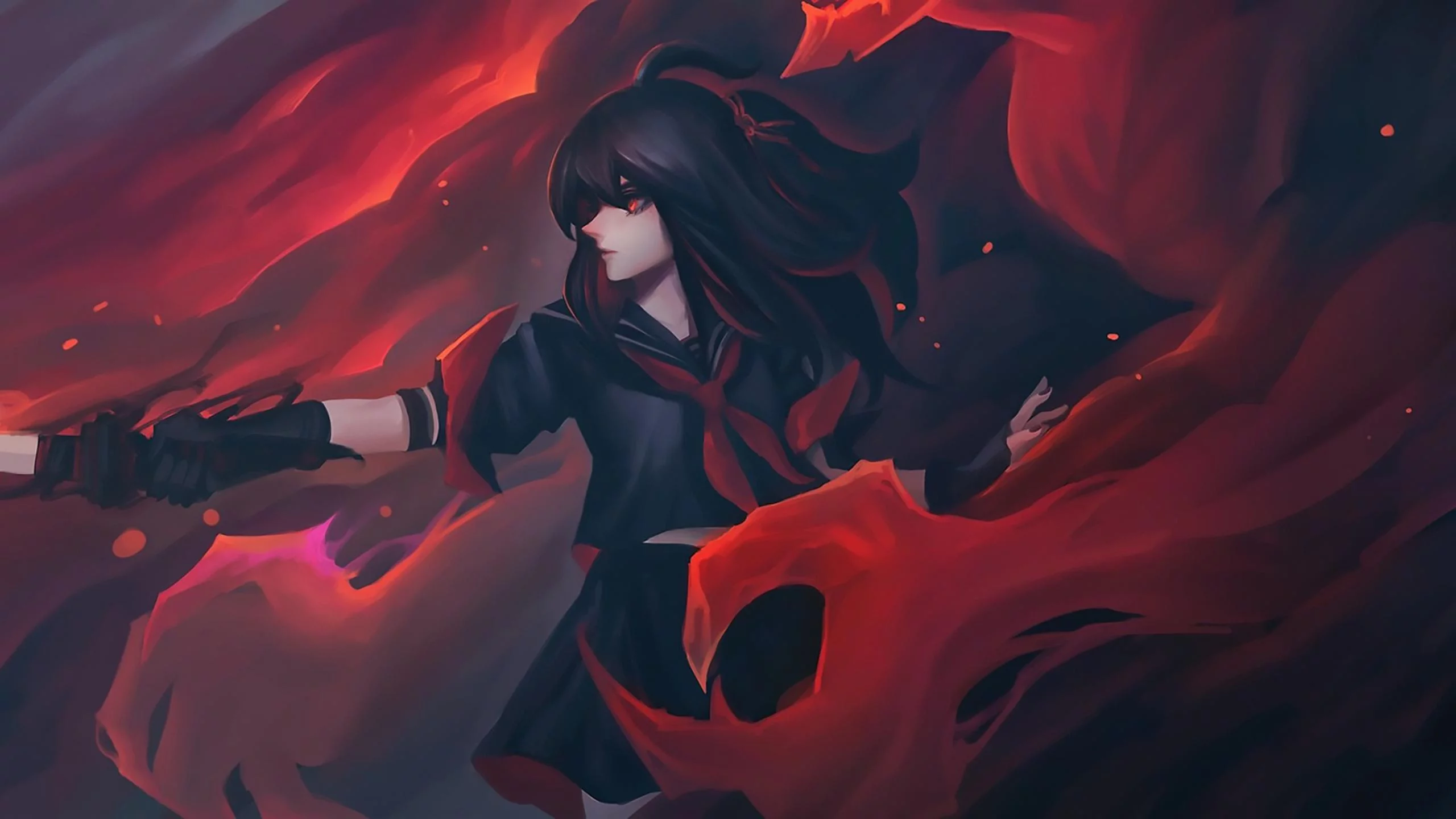 Free Download White And Red Naruto Wallpaper 1440p Page 2133494 (2560 x 1440)