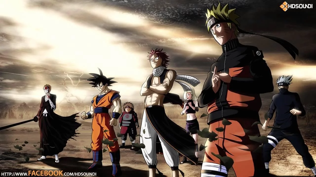Free Download Drqgon Bqll Naruto And One Piece Wall Paper Wallpaper Page 213460 (1280 x 720)
