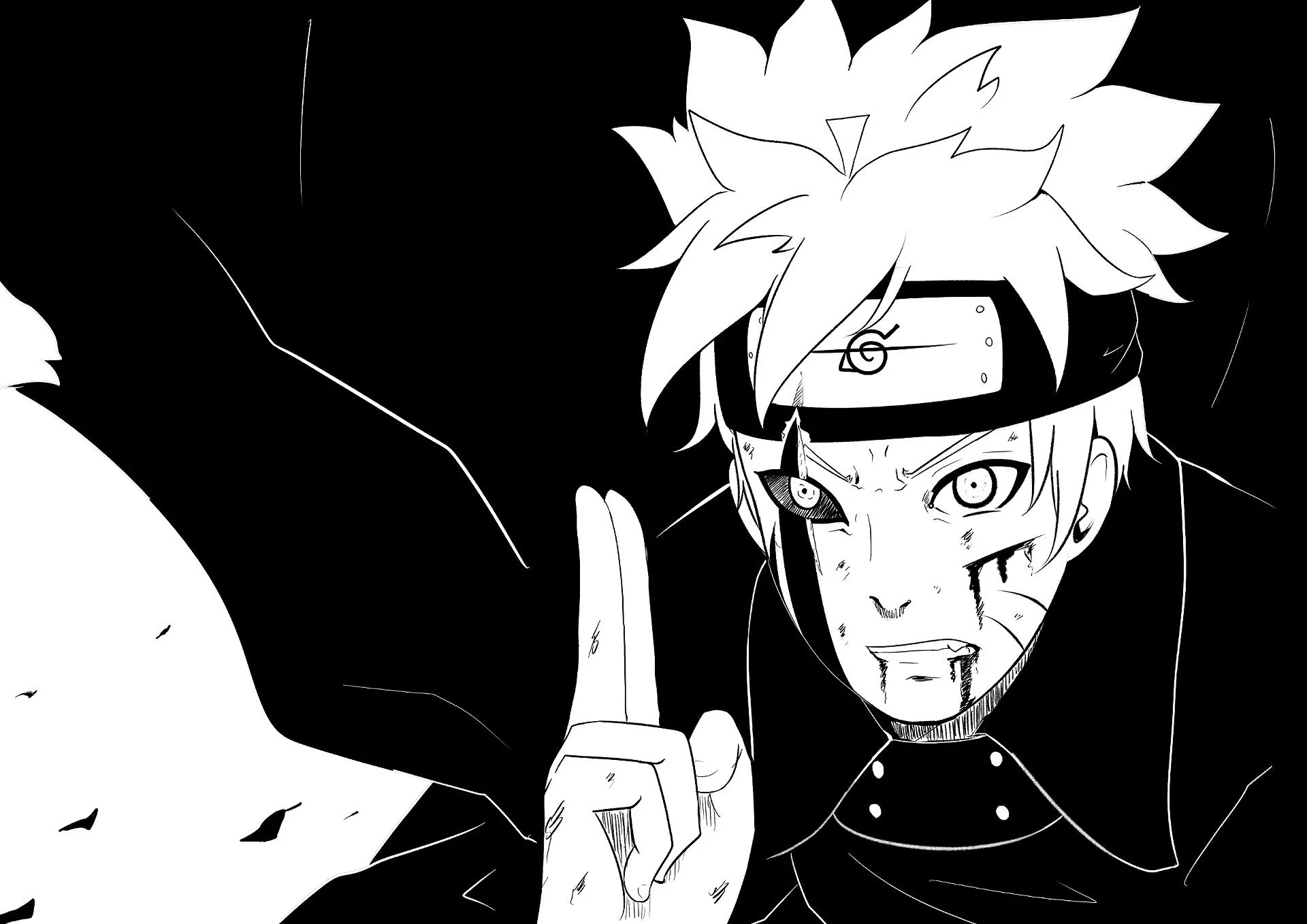 Free Download Naruto And Hinata Black And White Wallpaper Page 21501 (1920 x 1357)