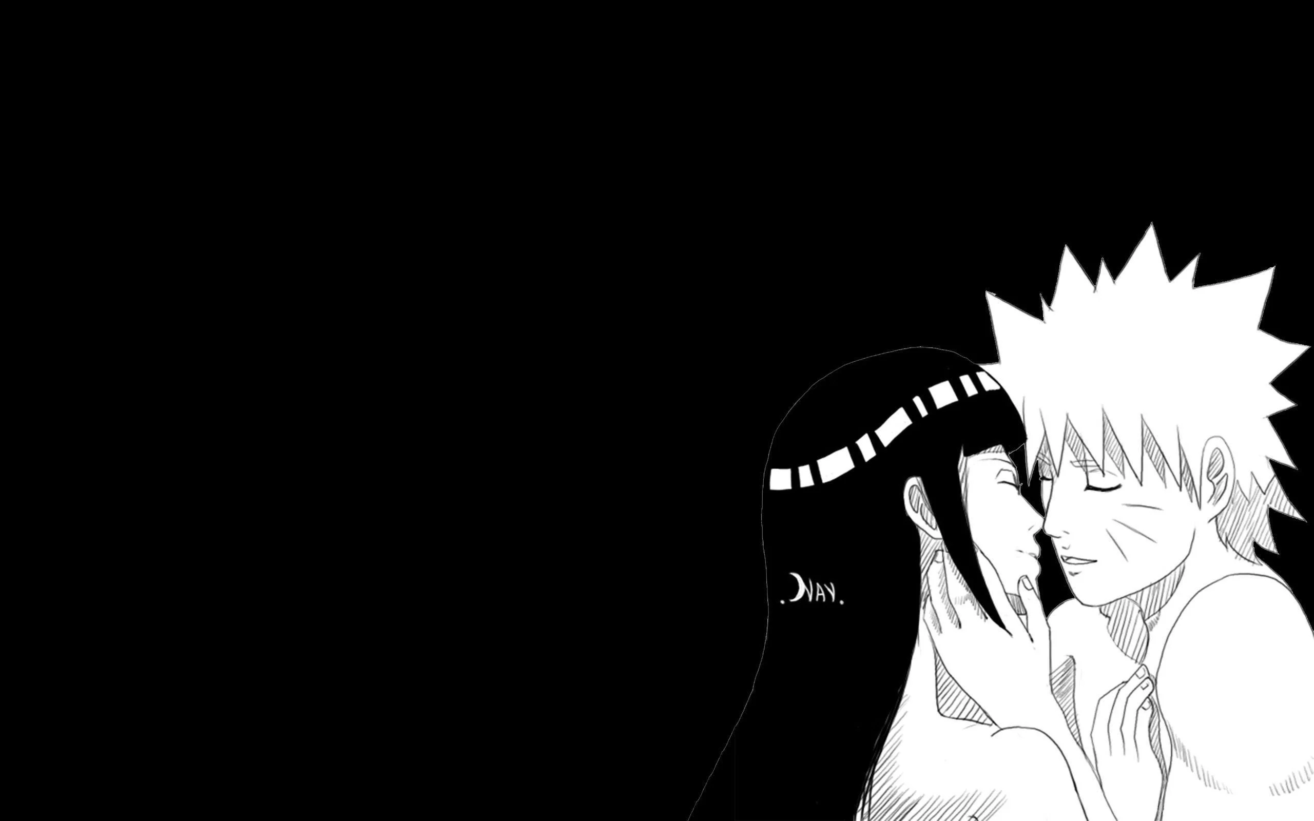 Free Download Naruto And Hinata Black And White Wallpaper Page 21511 (2560 x 1600)