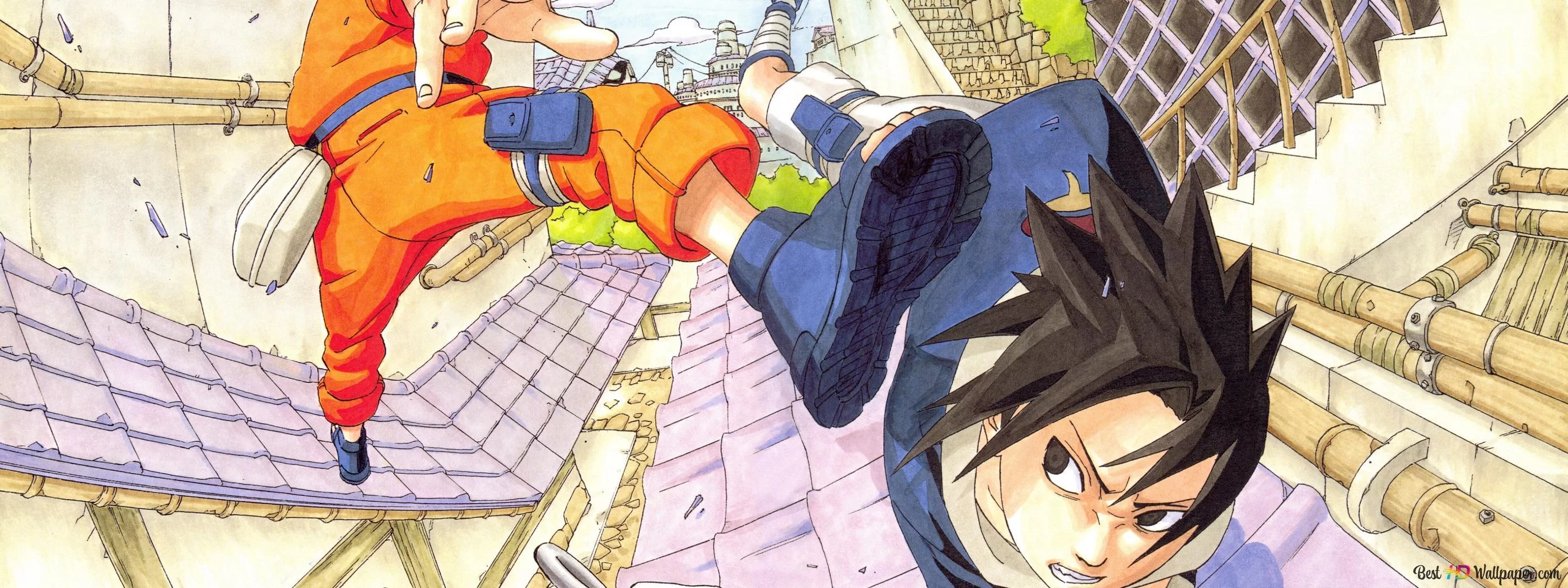 Free Download Download Wallpaper Naruto Vs Sasuke Page 215337 (2800 x 1050)