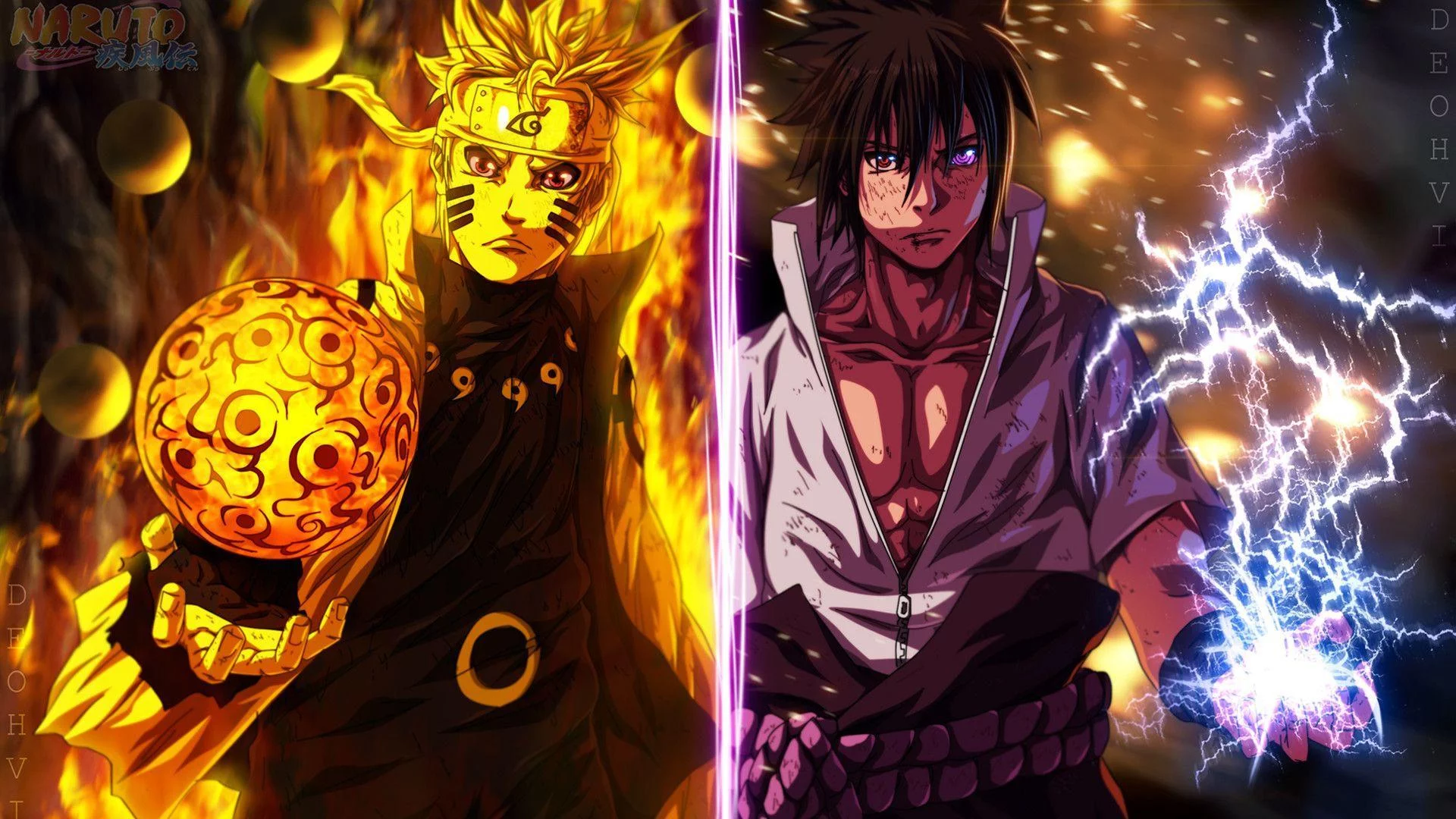 Free Download Naruto Kakashi Sasuke Wallpaper Page 215527 (1920 x 1080)