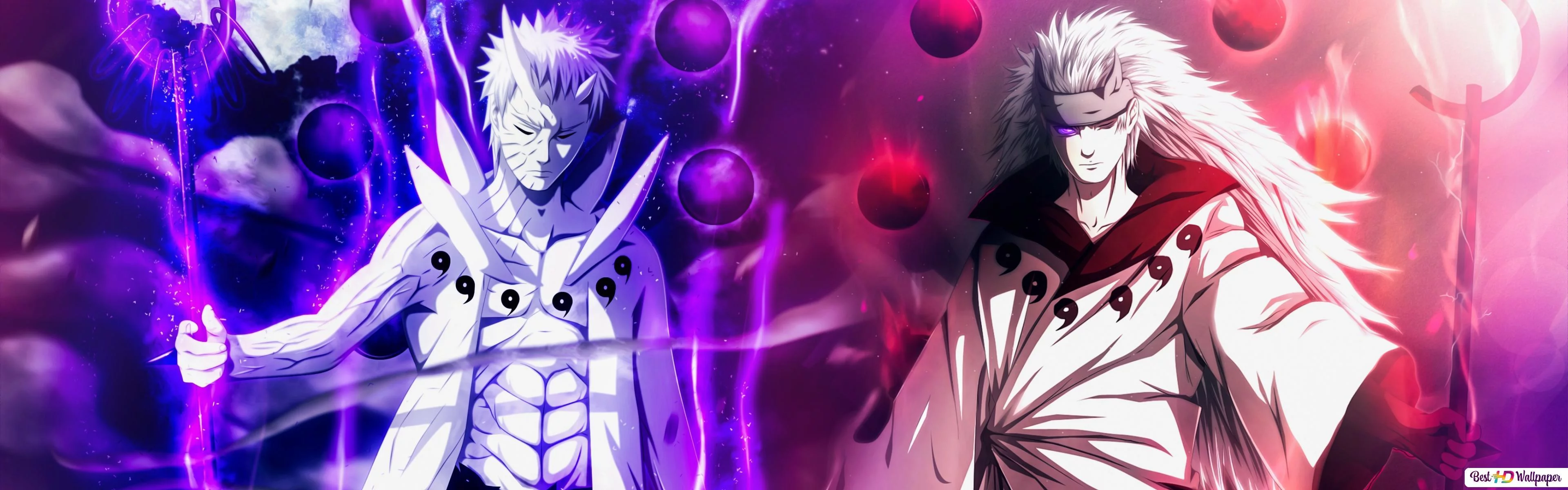 Free Download Epic Naruto Sage Of Six Paths Vs Madara Wallpaper Page 215667 (3840 x 1200)