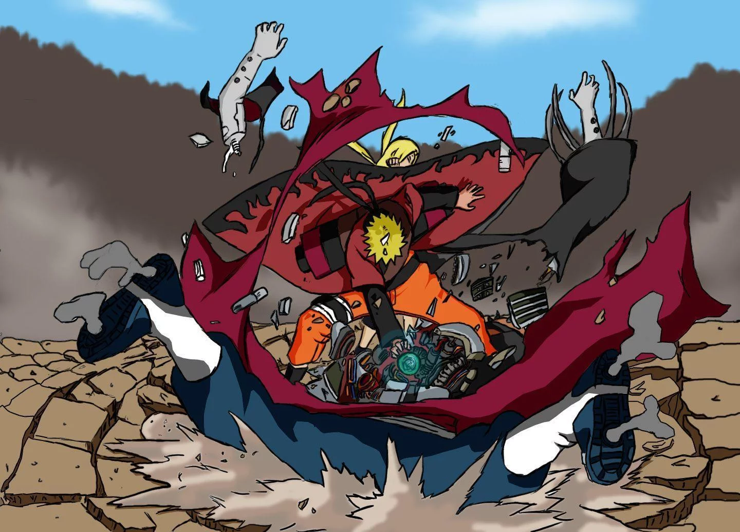 Free Download Kyuubi Naruto Vs Pain Wallpaper Page 216389 (1440 x 1035)