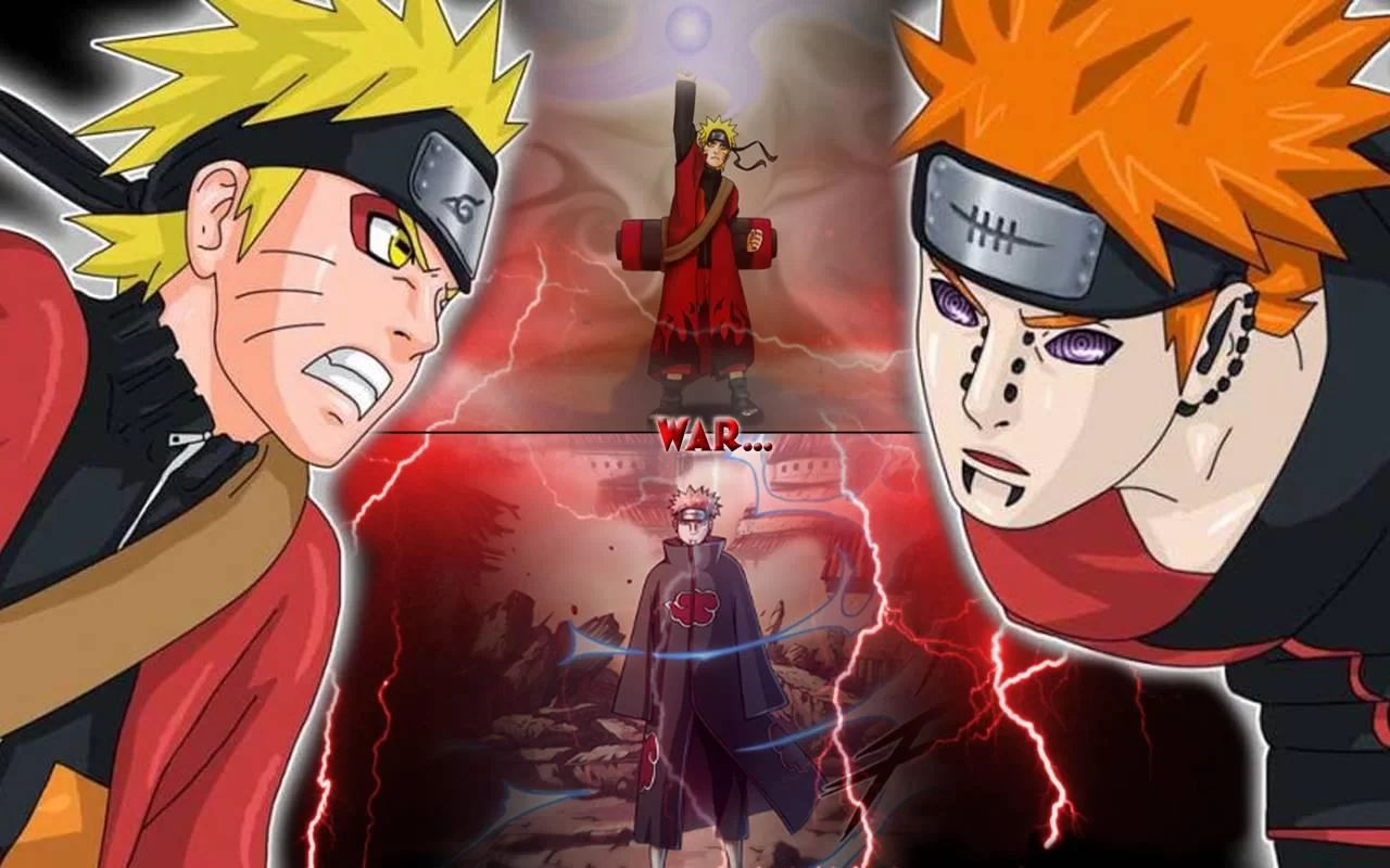 Free Download Naruto Vs Pain Free Wallpaper Page 216392 (1280 x 800)