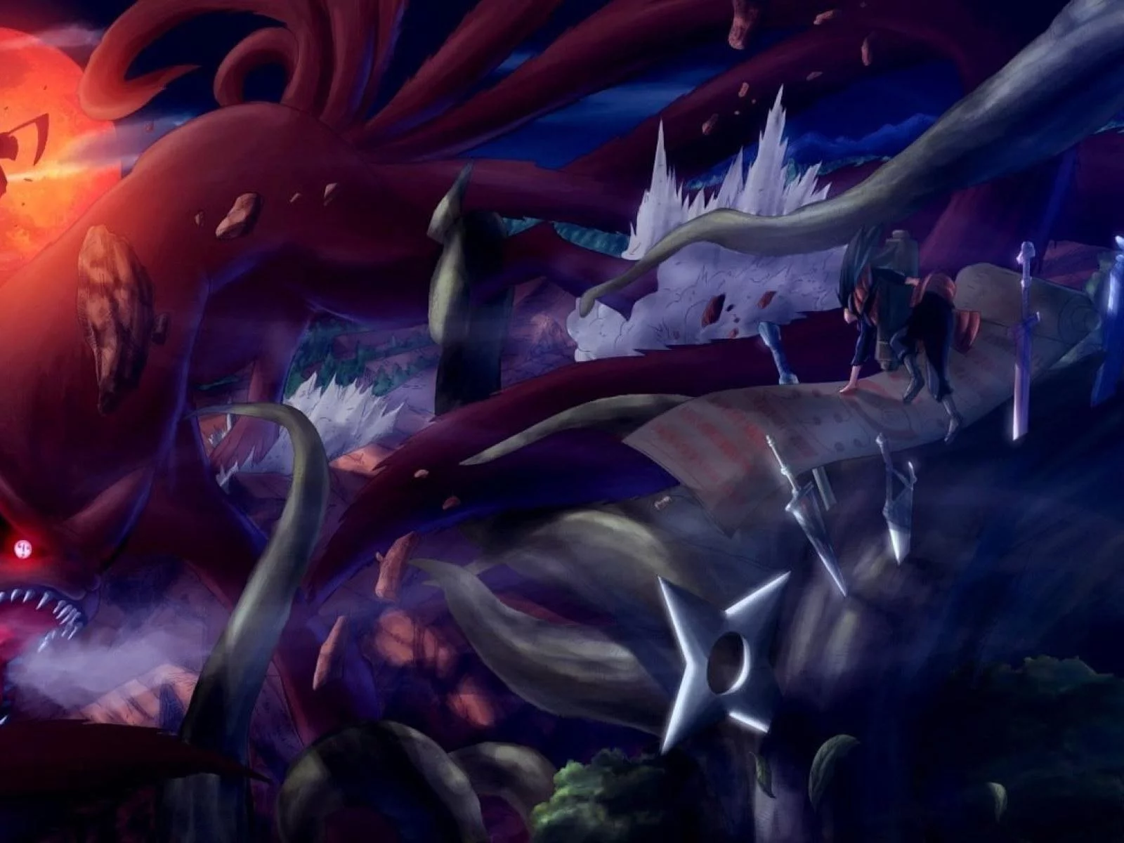 Free Download Naruto Wallpaper 9 Tail Fox Page 21694 (1600 x 1200)