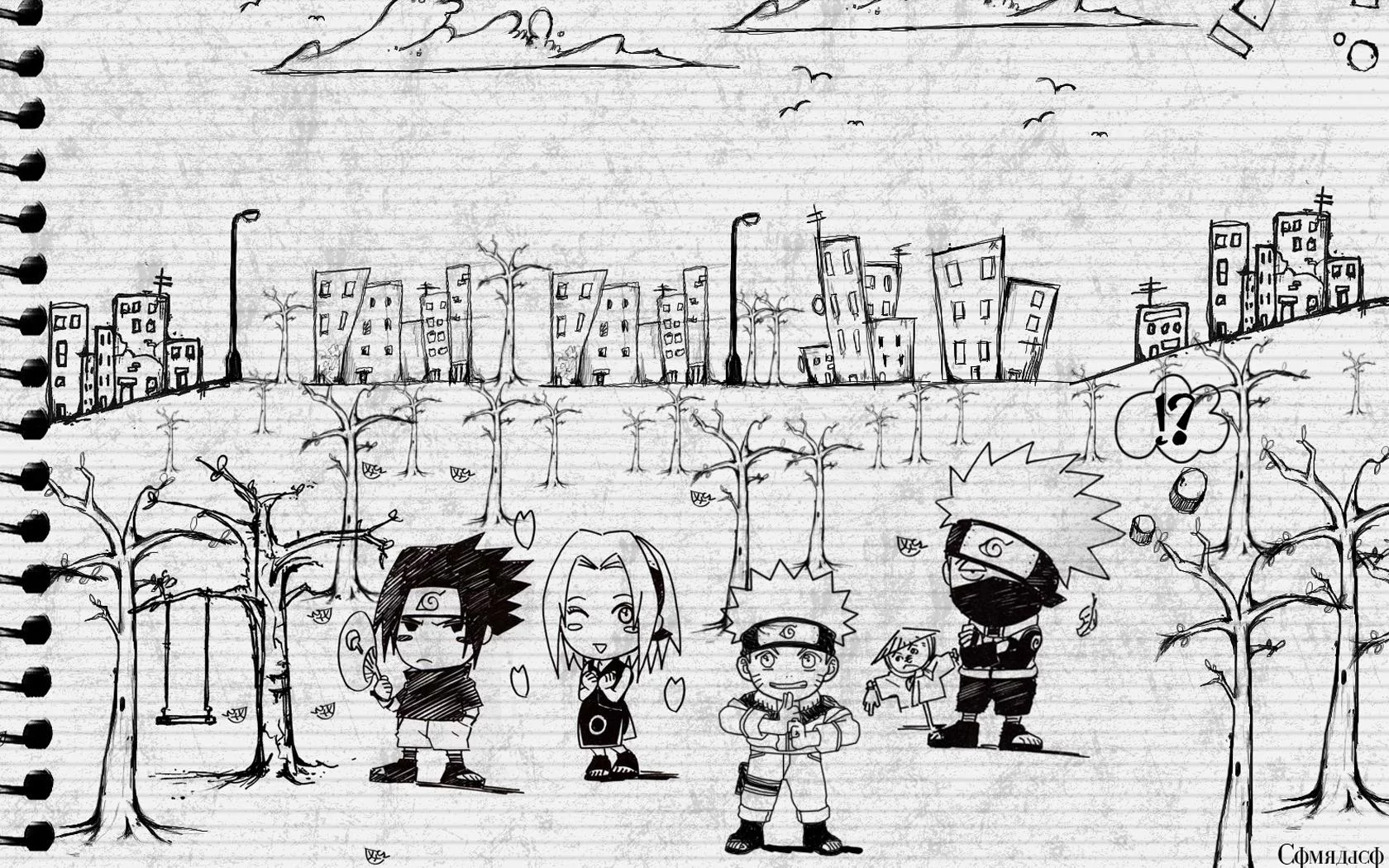 Free Download Naruto And Sasuke Chibi Wallpaper Page 21750 (1680 x 1050)
