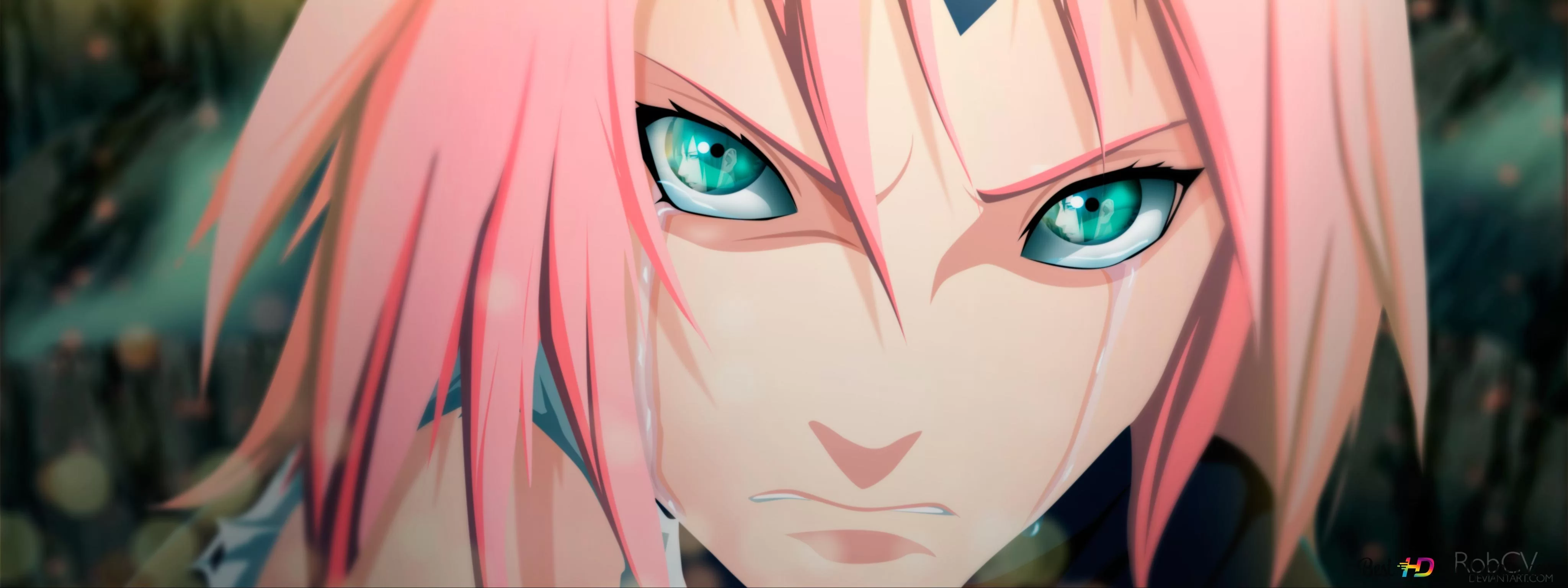Free Download Dual Monitor Sakura Naruto Wallpaper Page 219184 (4096 x 1536)